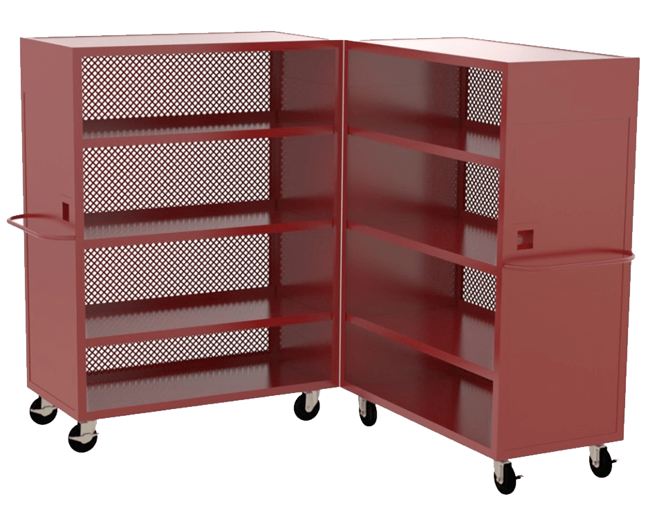 ESA material handling Products: Clamshell Cart