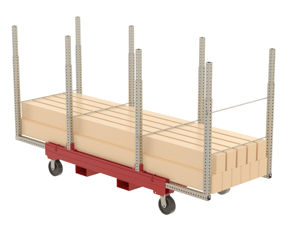 ESA material handling Products: Linear Fixture Cart