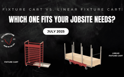 Fixture Cart vs. Linear Fixture Cart: Which One Fits Your Jobsite Needs?